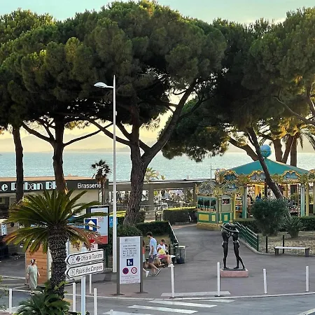 Apartmán Face A La Et A 2 Pas Des Plages Juan Les Pins 'tout A Pied' *